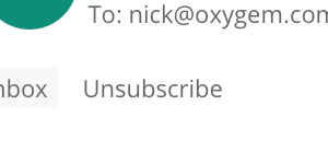 Screenshot of Kanmail app showing inbox and folders as a kanban board